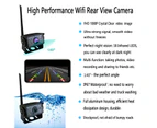 KKmoon Wireless Backup Camera, 1080P 5G WiFi Night Vision Rear View Camera for iOS/Android IP67 Waterproof Reverse Camera for Truck Trailer RV Camper