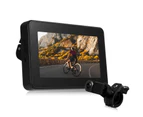 KKmoon Handlebar Bike Mirror, 1080P Rechargeable Bicycle Rear View Camera with 4.3'' Monitor Night Vision 150° Wide Angle View 360°Rotatable Bracket, Compa