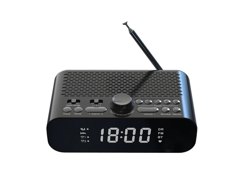 KKmoon Digital Bedside DAB/FM clock radio with BT streaming play,Jumbo