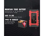 KKmoon Motorcycle Battery Chargers 12V6A Full Automatic Smart Battery Chargers Maintainer Portable Trickle Chargers Battery Desulfator