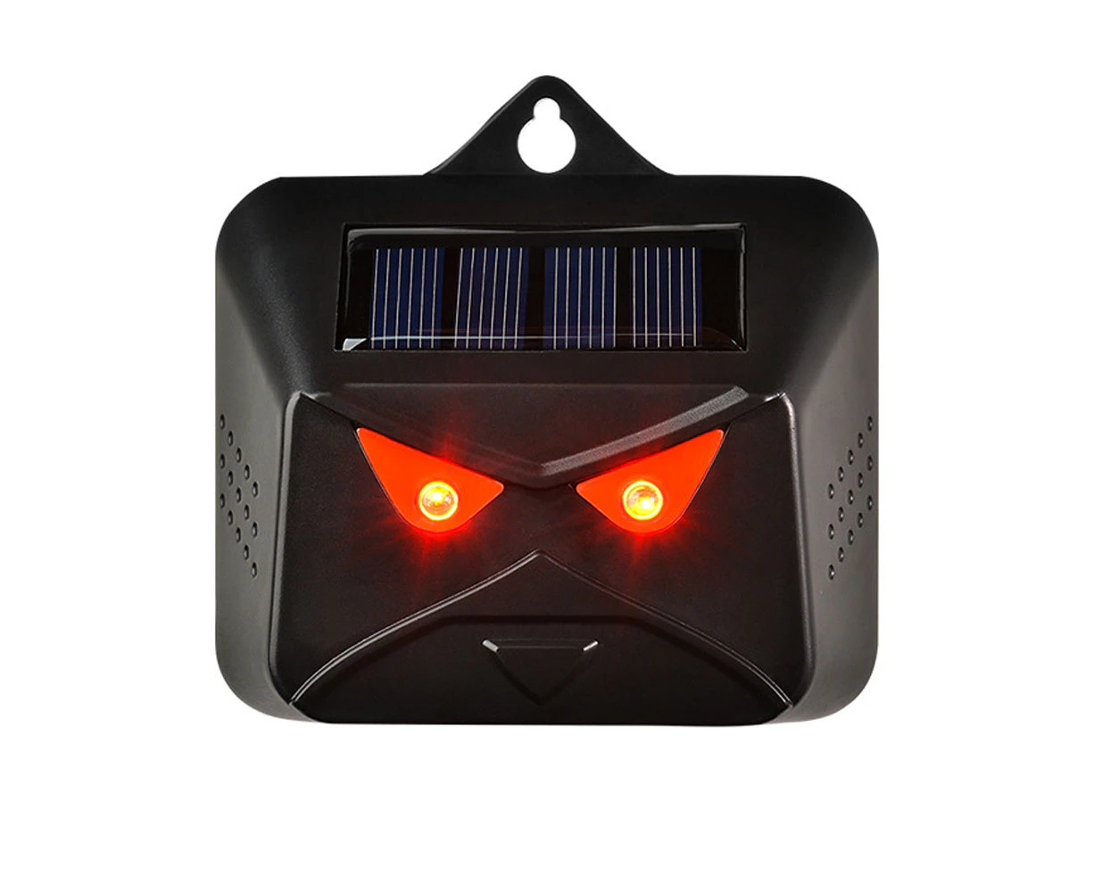 KKmoon Multi-silicon Solar Panel Battery Dual Powered Animals Repeller Dog Bird Repeller Red LED Light Flashing Repellent Deterrent Device