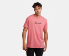 St. Goliath Men's Double Script Tee / T-Shirt / Tshirt - Melon