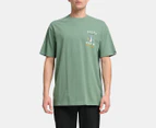 Salty Crew Men's Tailed Standard Short Sleeve Tee / T-Shirt / Tshirt - Army