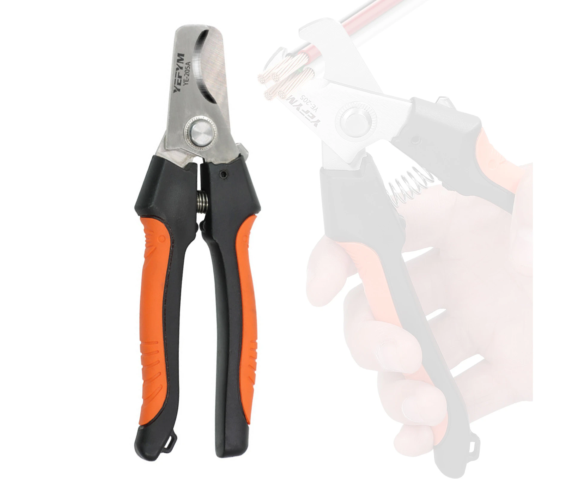 KKmoon Cable Cutter Cable Stripper Cable Cut Pliers Electrician Wire Cutting Plier Portable Hand Tool Copper Wire Aluminum Wire Cutter