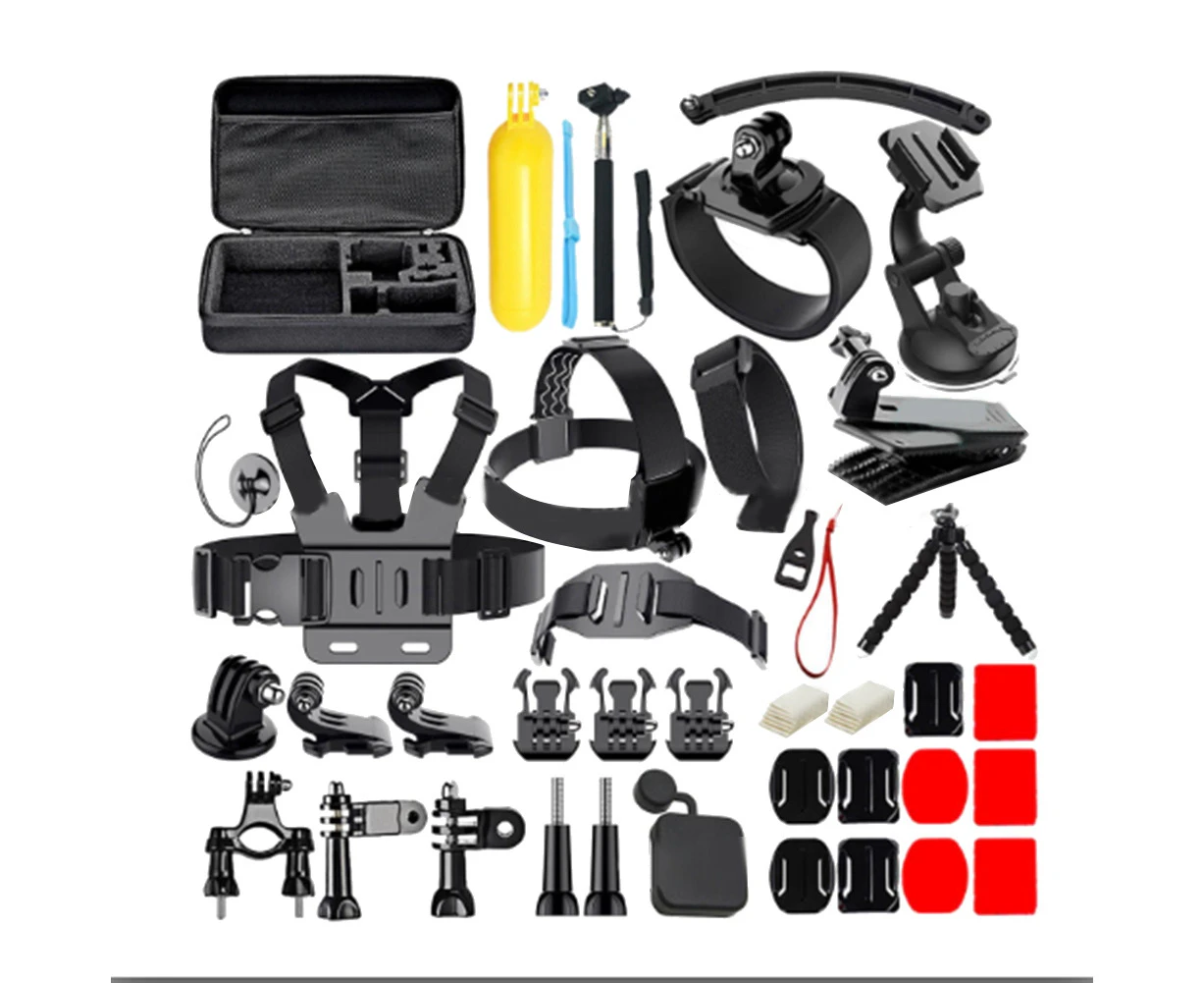 50 in 1 Action Camera Accessory Kit Compatible with GoPro Hero 10 9 8 Max 7 6 5 Black GoPro DJI Action 2 Sport