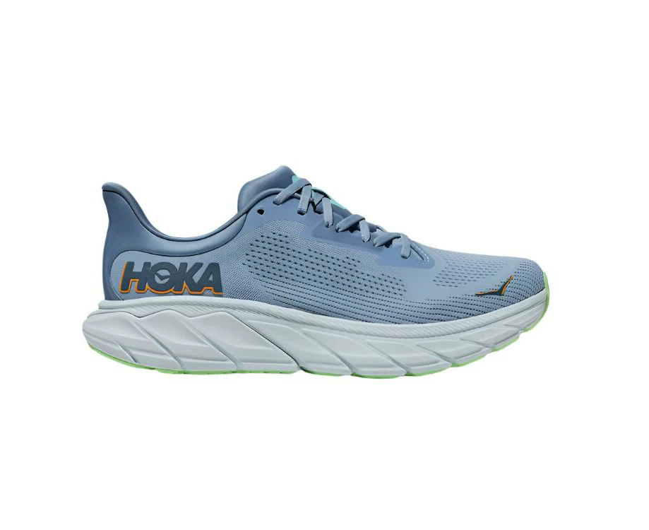 HOKA Mens Arahi 7 Running Shoes - Blue/Grey