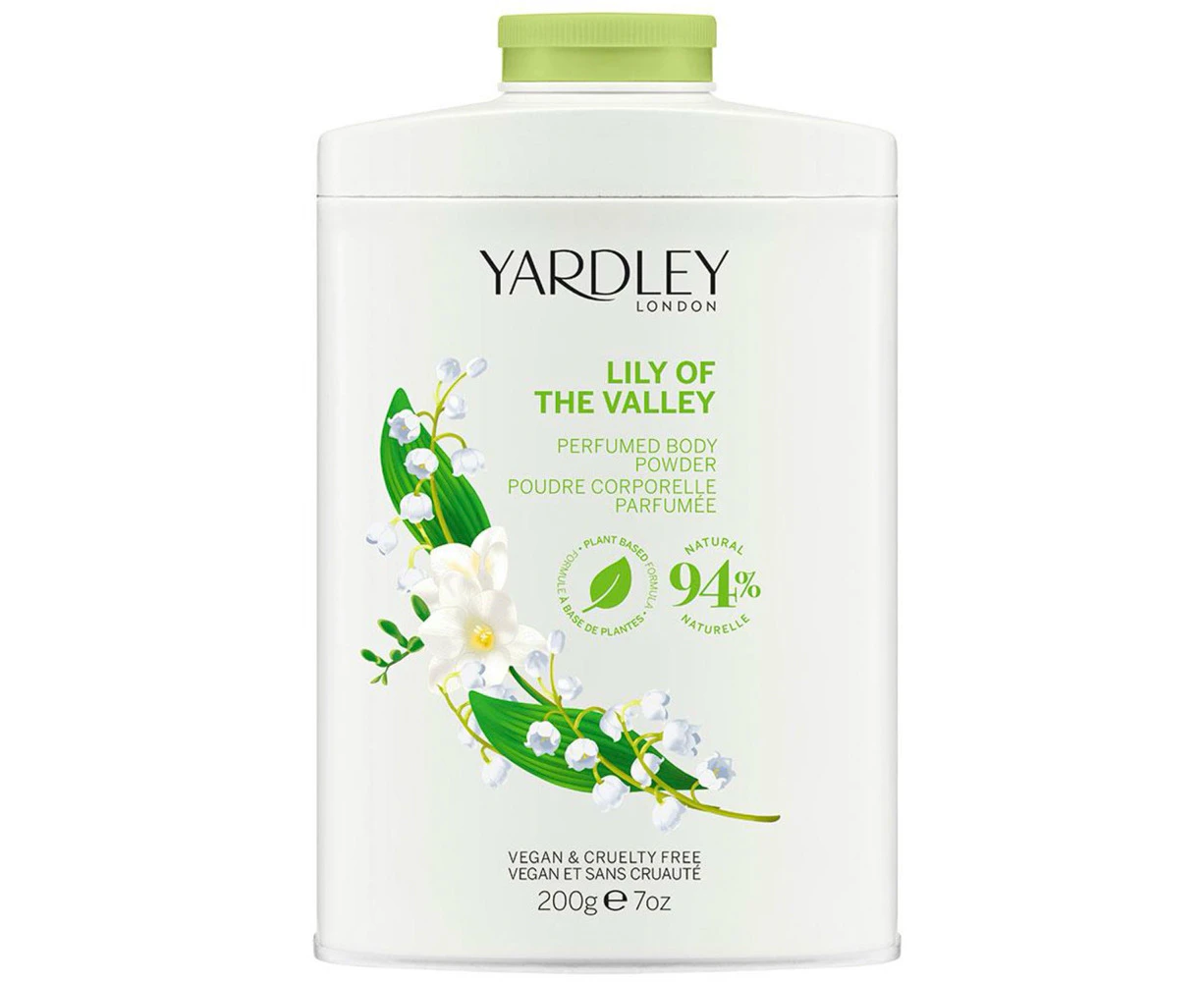 Yardley Lily Of The Valley Perfumed Talc Free Body Powder 200g