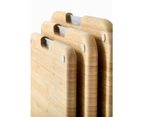 3pc Joseph Joseph Nest Bamboo Chopping Boards Set w/ Metal Storage Stand