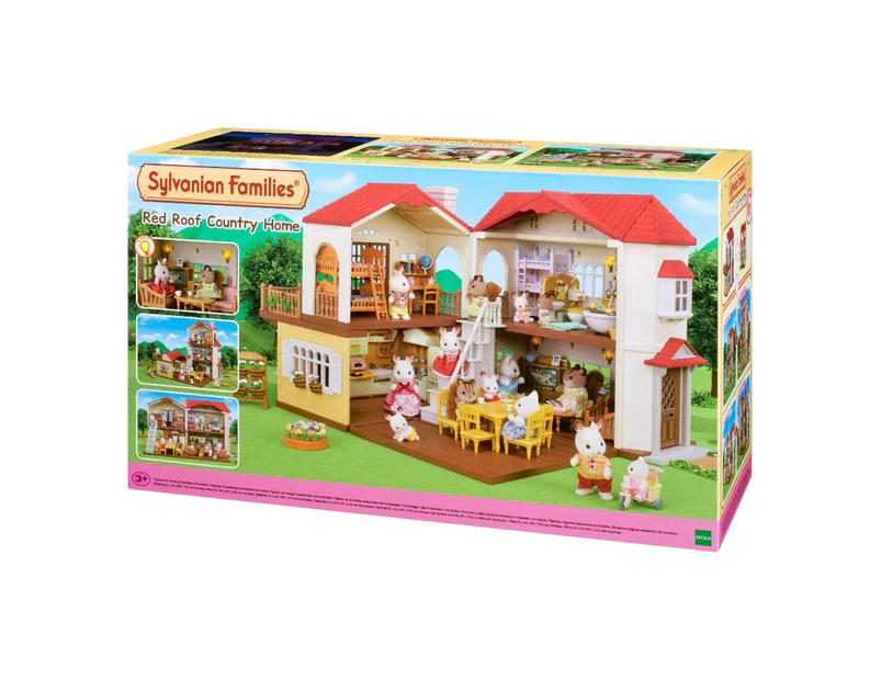 Sylvanian Families Red Roof Country Home With Attic