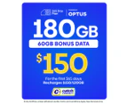 Catch Connect 365 Day Mobile Plan - 120GB (+60GB Bonus Data)