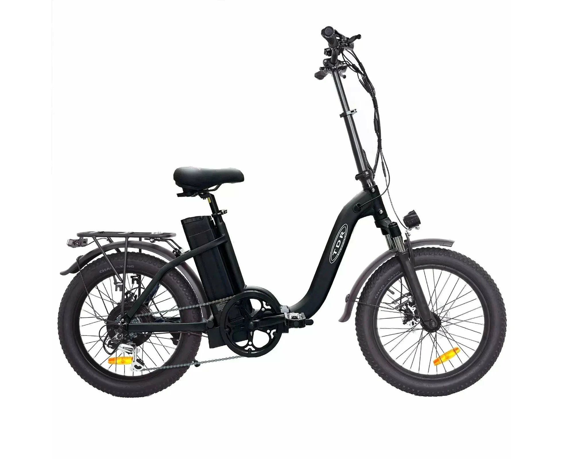 TDR 500W Fold Electric Bike 20''Bicycle Commuter E-Bike Black 10Ah Battery