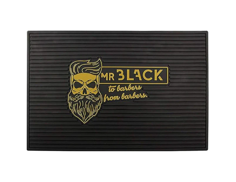 Barber Mr. Black Bearded Skull Tool Mat