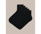 Active 5 Pack Quarter Crew Sports Socks