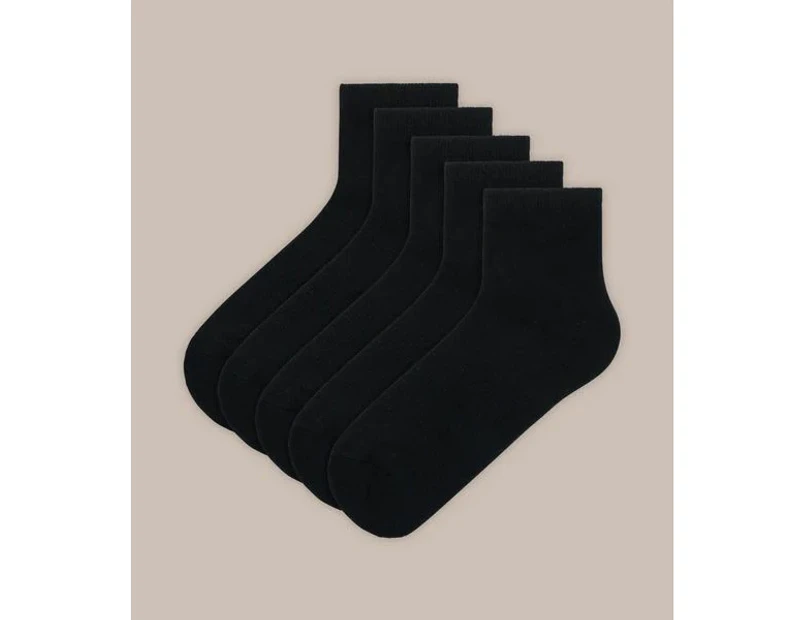 Active 5 Pack Quarter Crew Sports Socks