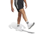 Adidas Men's Future Icons 3-Stripes Shorts - Black