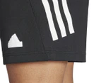 Adidas Men's Future Icons 3-Stripes Shorts - Black