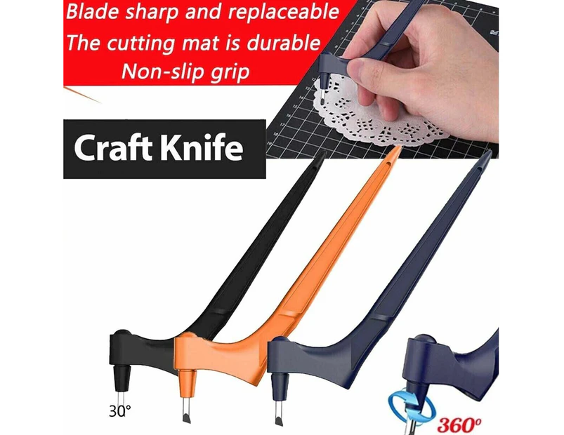 360o Rotating Cutting Blade Gyro-Cut Craft Cutting Tool Art Knife Cutter Assort