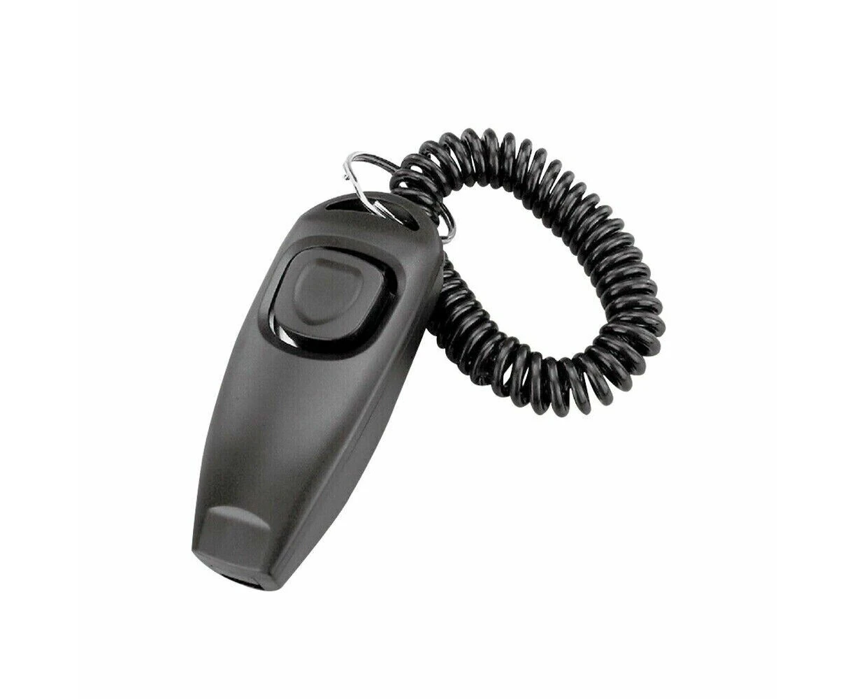 Dog Training Whistle Clicker Combo to Stop Pet Barking Obedience Train Skills