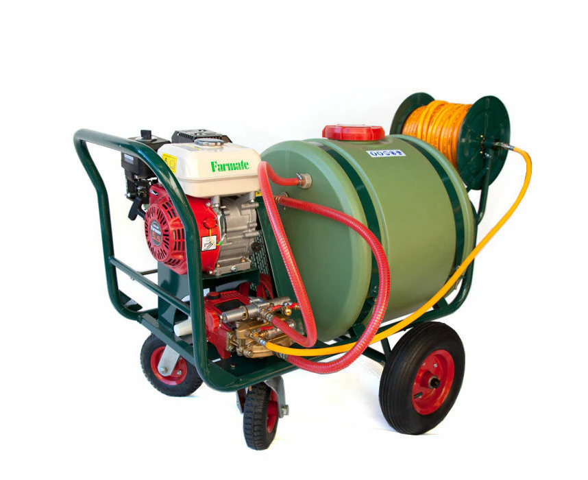 Samland 5.5HP POWER SPRAYER FOR FARM WEED OR PEST CONTROL FIELD SPRAY 120L TANK TRAILER