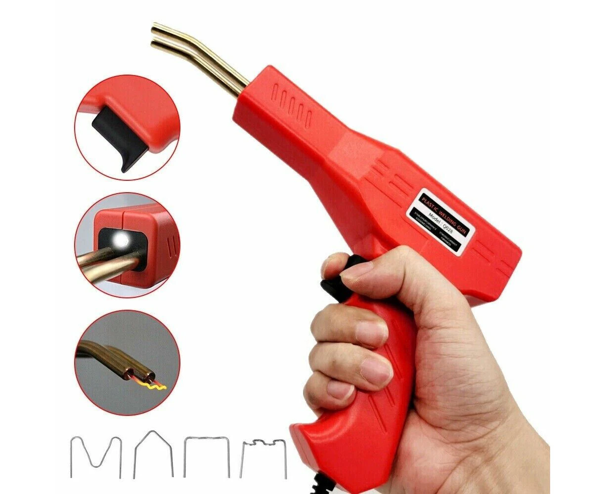 Plastic Welder Handy Garage Tool Repair Welding Kit Bumper Hot Stapler Machine