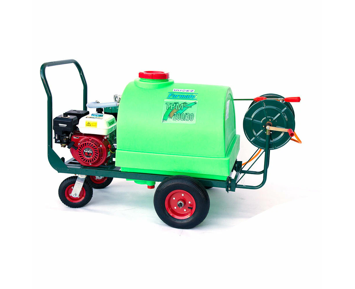 Samland 5.5HP DIAPHRAGM PUMP SPRAYER WITH 200L TANK ON TRAILER