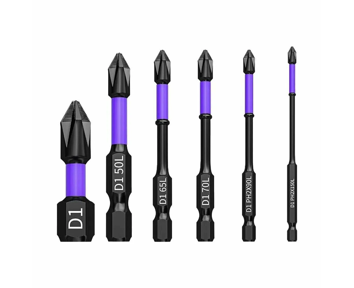 D1 Anti-Slip And Shock-Proof Bits Screwdriver Bits High Hardness Strong Magnetic