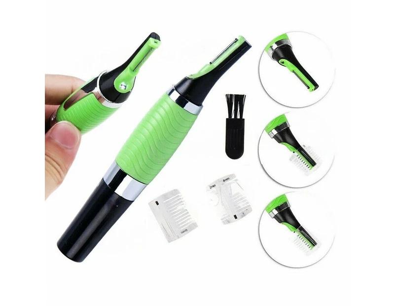 Personal Hair Trimmer Groomer Nose Ear Eyebrows Neck Hair Remover Shaver Light