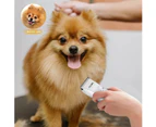 Pet Grooming Clipper Dog 3-Speed Low Noise Rechargeable Cordless White