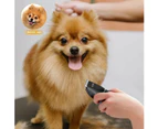 Pet Grooming Clipper Dog 3-Speed Low Noise Rechargeable Cordless Black Silver