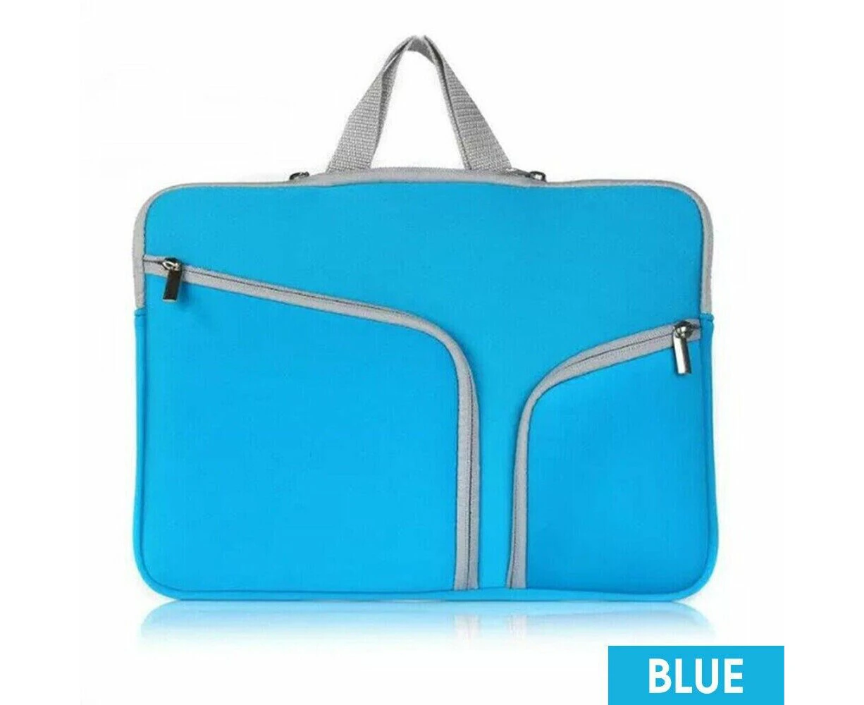 Laptop Sleeve Case Carry Bag for Macbook Pro/Air Dell Sony 15 inch -Blue