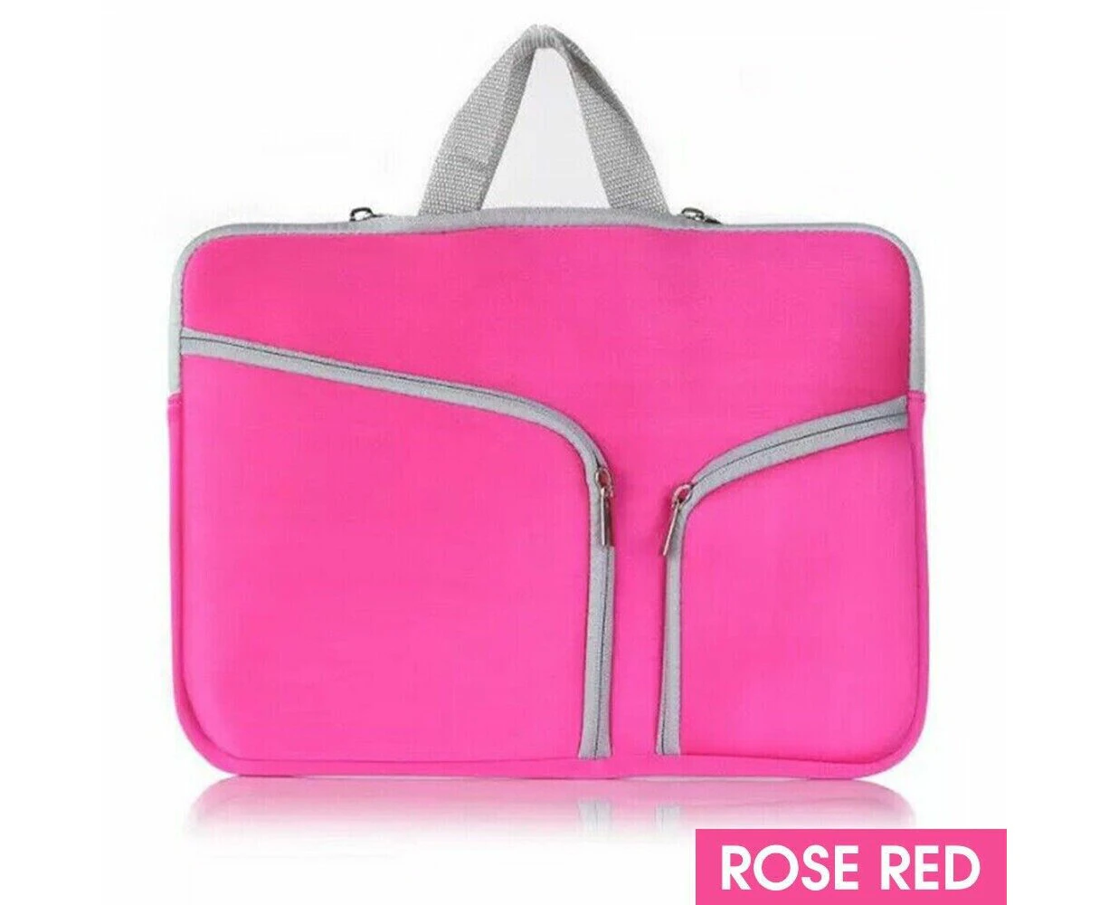 Laptop Sleeve Case Carry Bag for Macbook Pro/Air Dell Sony 15 inch -Pink