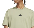 Adidas Men's Brand Love Signature Graphic Tee / T-Shirt / Tshirt - Tent Green