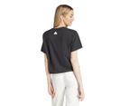 Adidas Women's Brand Love Signature Graphic Tee / T-Shirt / Tshirt - Black