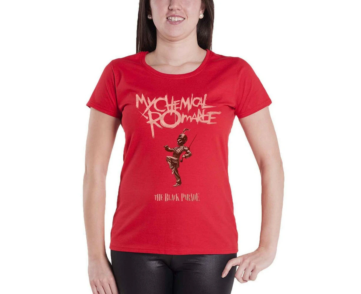 My Chemical Romance Womens The Black Parade T-Shirt (Red) - RO3815