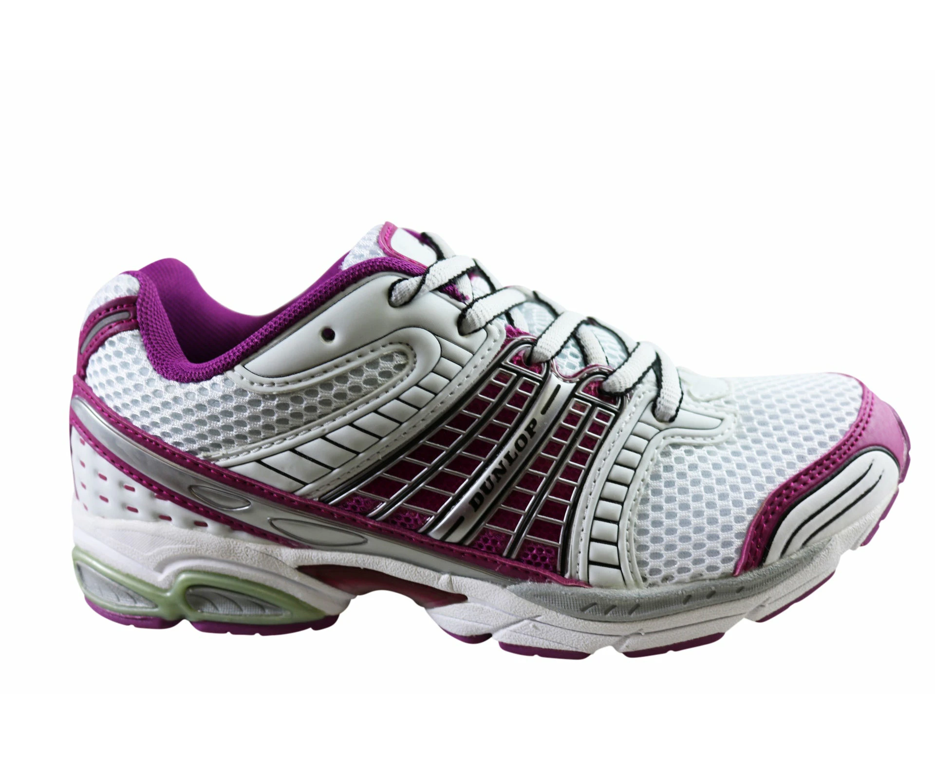 Dunlop Pure Womens Comfortable Lace Up Athletic Shoes