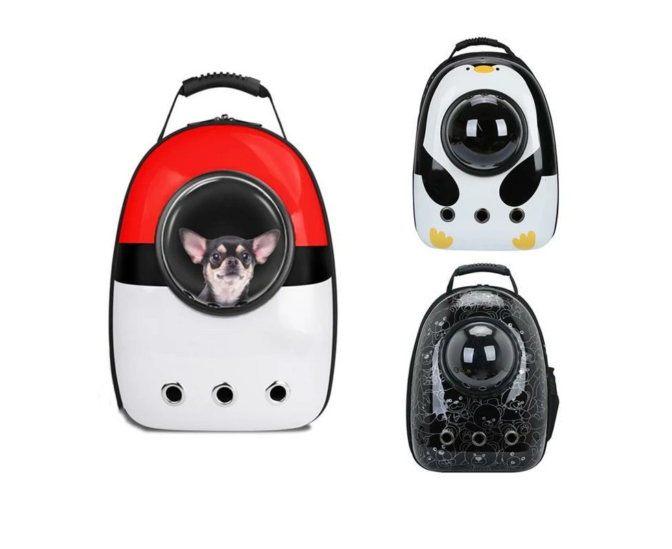 Cat Dog Backpack Carrier Breathable Pet Carrier Bag for Outdoor Travel