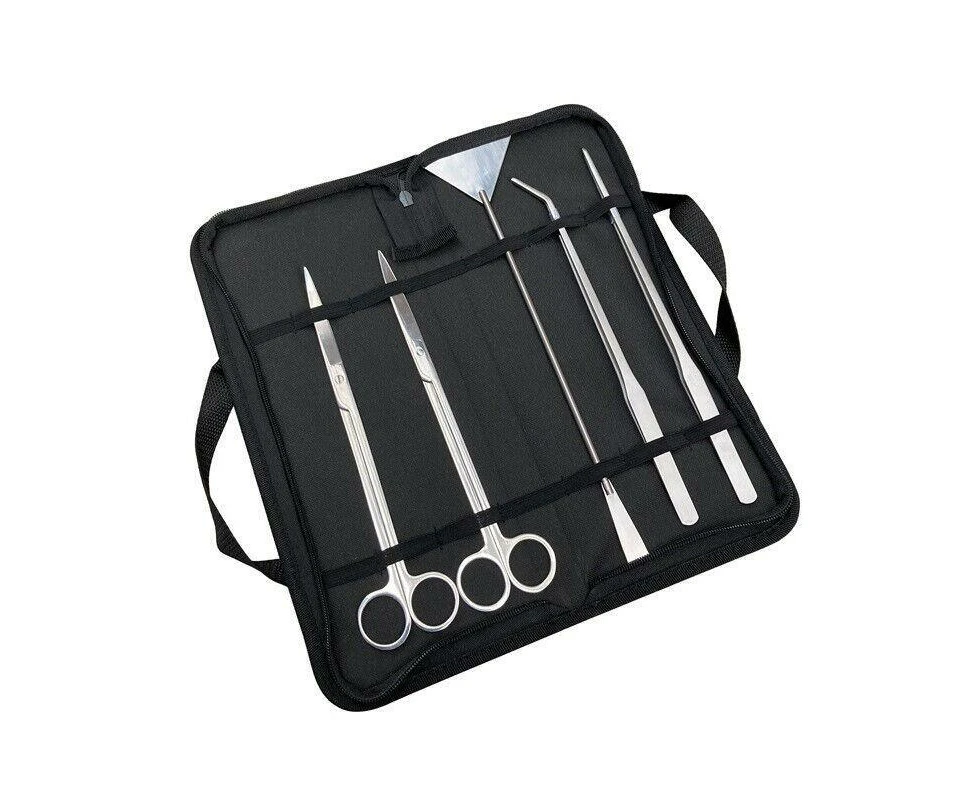 Aquarium Tool Kit Stainless Steel Aquatic Plant Tweezers Scissors Spatula Set Au