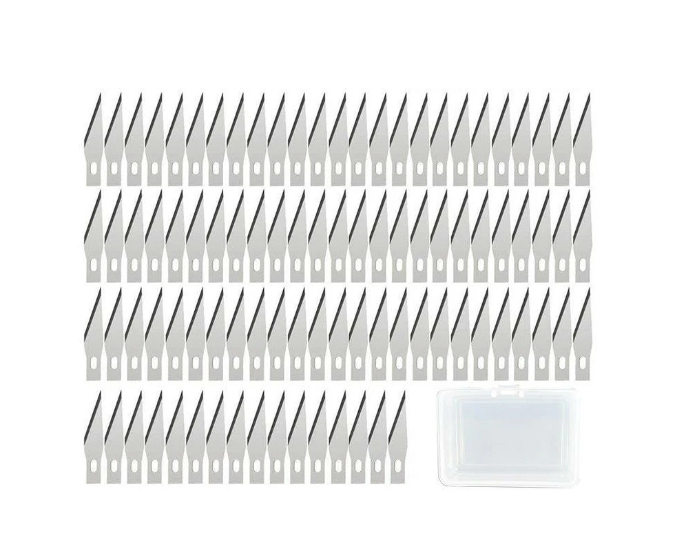 100X #11 Carbon Steel Replacement Blades for Hobby & Craft Tools