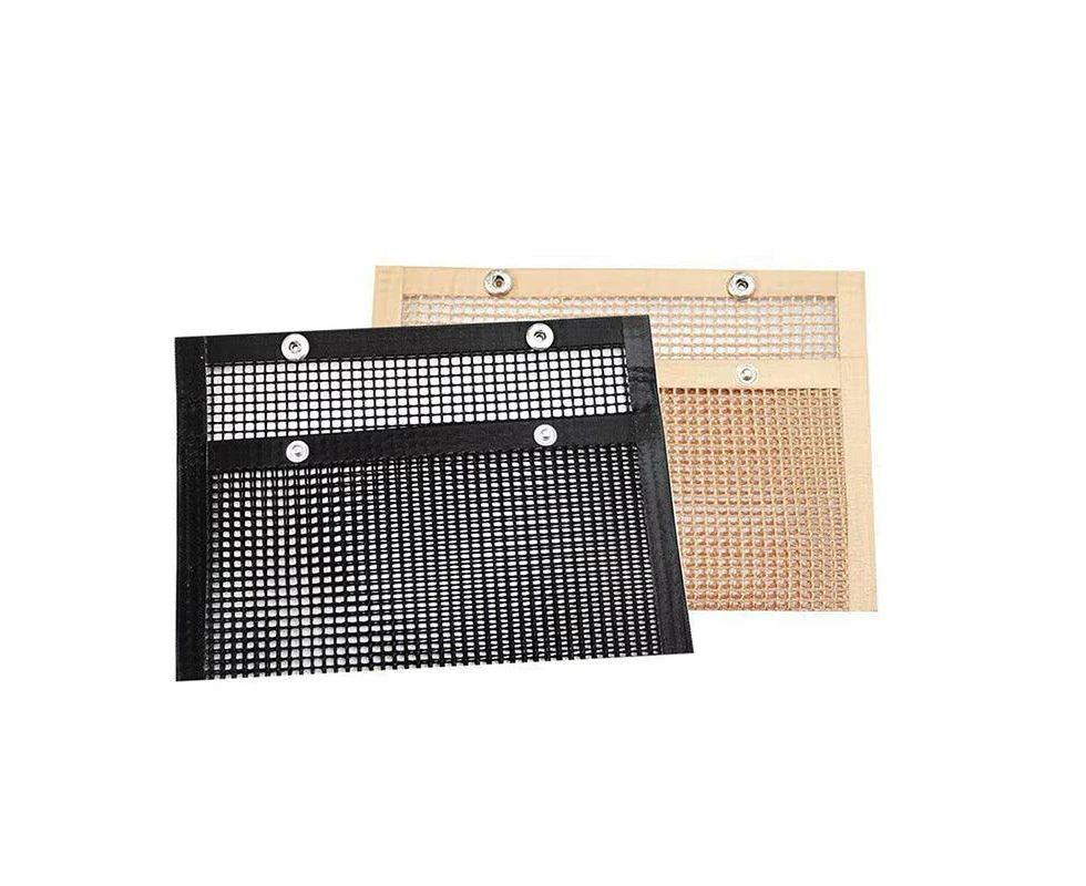 27*22CM Bbq Barbecue Mesh Bag Grill Grid Nonstick Reusable Grilling Baking Net