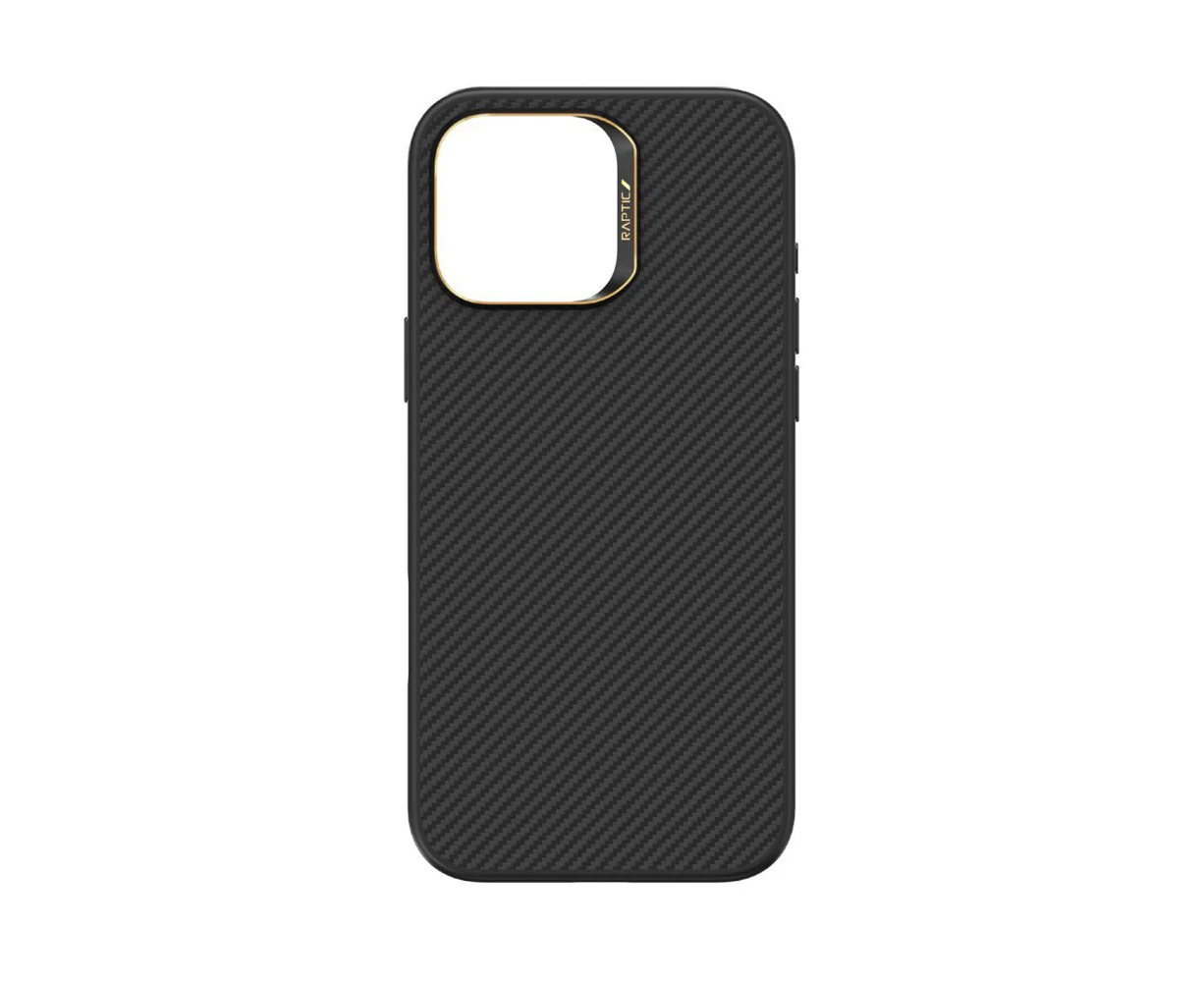 X-Doria Raptic Aramid Fibre Phone Case Cover For Apple iPhone 16 Pro Max BLK