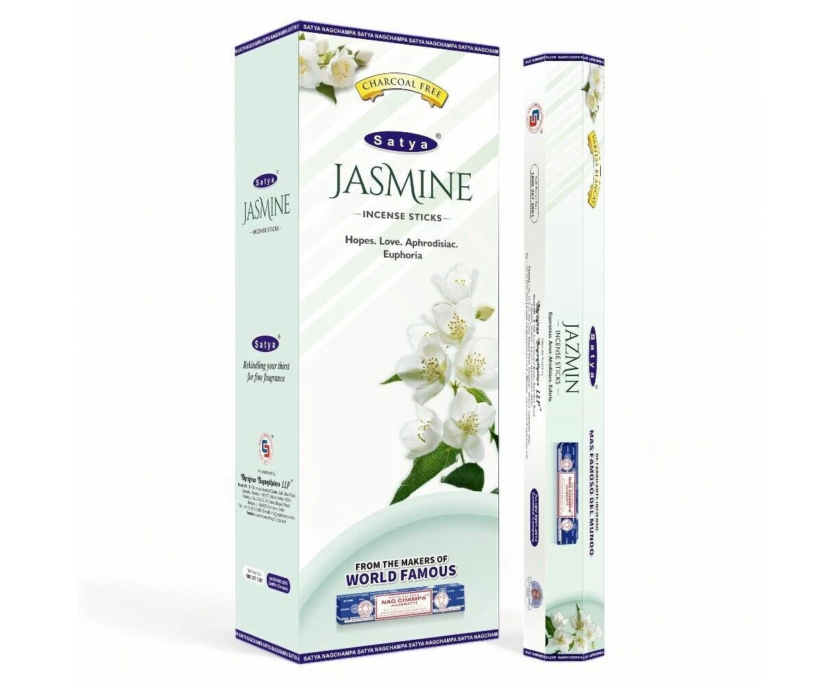 Satya Jasmine Yoga Incense Sticks Aroma Fragrance 120 sticks