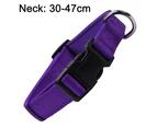 Waterproof dog collar, strong coated nylon strap with quick release buckle,