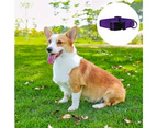 Waterproof dog collar, strong coated nylon strap with quick release buckle,