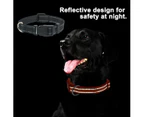 Petfamily Reflective Dog Collar, Adjustable Nylon Pet Collar with Durable Metal Buckle for Small Medium Large Dogs