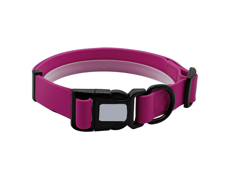 Waterproof dog collar, rubber dog collar smell proof, durable, adjustable dog collar,