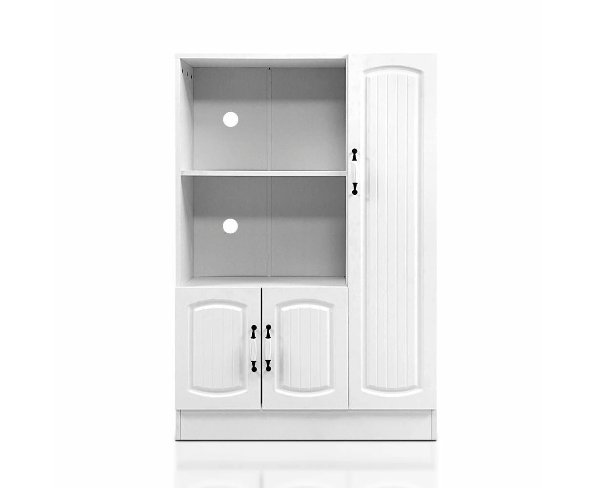 Buffet Sideboard Cabinet Storage Cupboard Doors White Kitchen Hallway