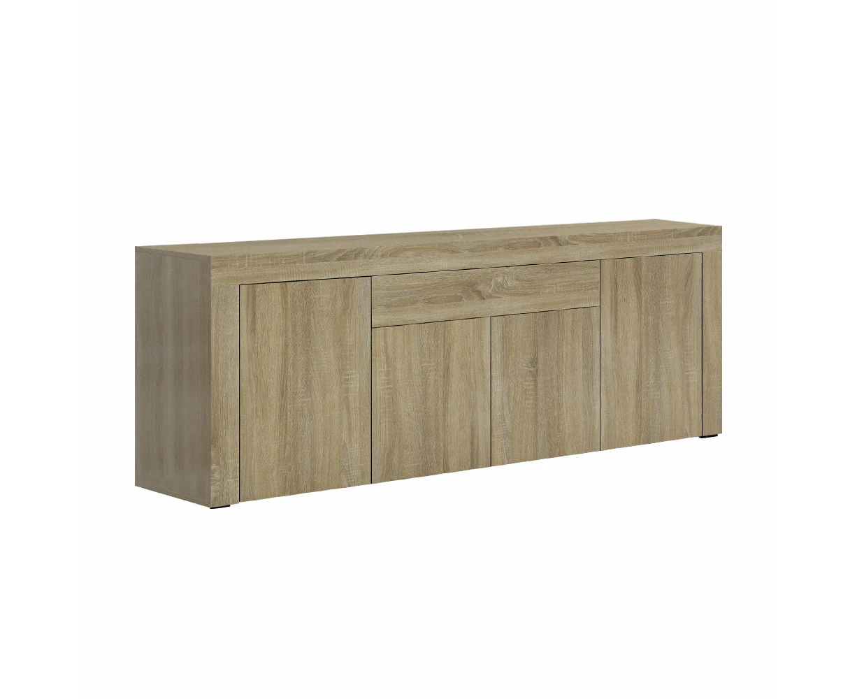 Buffet Sideboard Cabinet Storage 4 Doors Cupboard Hall Wood Hallway Table