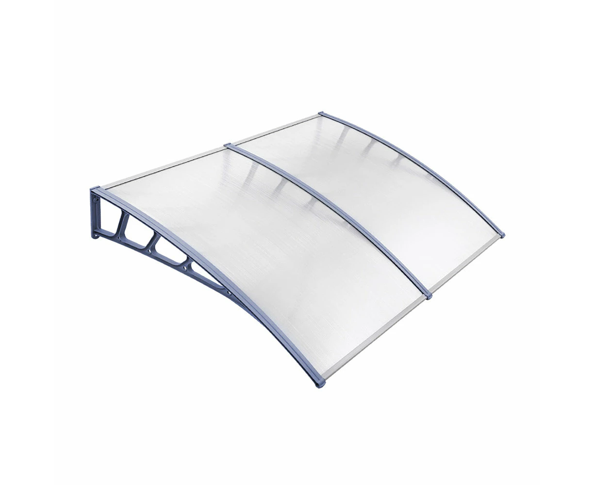 Patio DIY Window Door Awning Canopy Sun Shield - 1.5x2m