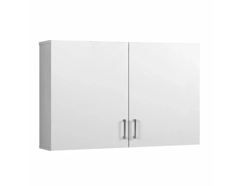 Wall Cabinet Storage Bathroom Kitchen Bedroom Cupboard Organiser White