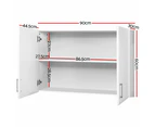 Wall Cabinet Storage Bathroom Kitchen Bedroom Cupboard Organiser White